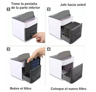 Foto 4 | Foto 4 | Paquete de 2 Filtros de Repuesto para Enfriador Personal Portátil 4cm
