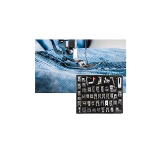 Foto 3 | Foto 3 | Kit 48 Pcs Profesión Prénsatelas Máquinas De Coser Eo Safe Imports Esi-3785 color Negro