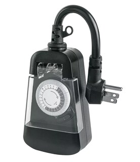 Foto 1 | Foto 1 | Temporizador Analógico Para Uso En Exteriores Negro