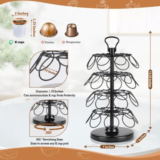 Foto 3 | Foto 3 | Soporte Para Cápsulas De Café Blacksmith Family K Cup, Capacidad Para 32 Cápsulas - Venta Internacional.