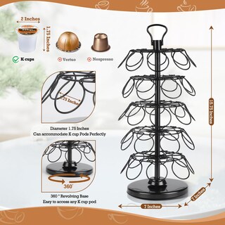 Foto 2 | Foto 2 | Soporte Para Cápsulas De Café Blacksmith Family K, Capacidad Para 40 Cápsulas - Venta Internacional.