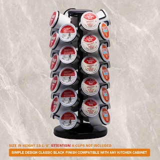 Foto 5 | Foto 5 | Soporte Organizador de Almacenamiento Para Cápsulas De Café Negro 40 Cápsulas - Venta Internacional