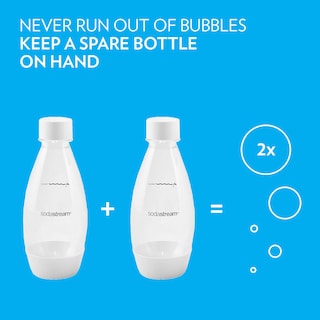 Foto 2 | Foto 2 | Botella Sodastream De 500 Ml, Paquete Doble, Apta Para Lavavajillas (blanca) - Venta Internacional.