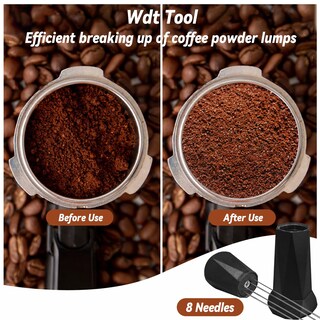 Foto 4 | Foto 4 | Coffee Tamper Yeelan de 58 mm con Herramienta Wdt Alfombrilla de Silicona y Báscula - Venta Internacional