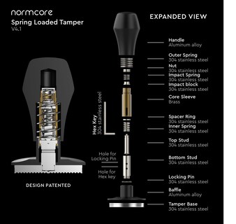 Foto 2 | Foto 2 | Coffee Tamper Normcore V4.1, Revestimiento Pvd De Titanio, 58,5 Mm - Venta Internacional.