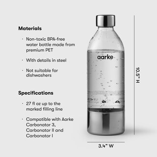 Foto 7 | Foto 7 | Botella Reutilizable Aarke Extra Pet De Acero Inoxidable De 800 Ml, Paquete De 2 - Venta Internacional.