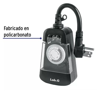 Foto 2 | Foto 2 | Temporizador Analógico Para Uso En Exteriores Negro