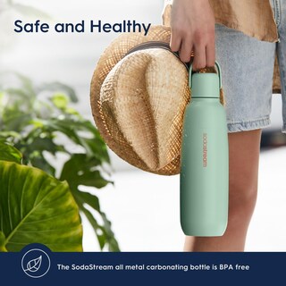 Foto 6 | Foto 6 | Botella De Agua Sodastream Fizz & Go Cool De Acero Inoxidable De 900 Ml - Venta Internacional.