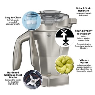 Foto 2 | Foto 2 | Contenedor Vitamix de Acero Inoxidable De 48 Oz Para Licuadora - Venta Internacional