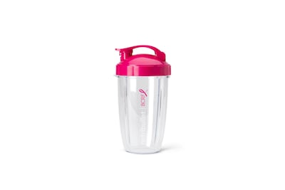 Foto 3 | Foto 3 | Set De Vasos Nutribullet Para Llevar De 700 Ml Con Tapa Abatible, Color Rosa Y Blanco - Venta Internacional.