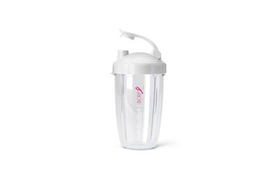 Foto 6 | Foto 6 | Set De Vasos Nutribullet Para Llevar De 700 Ml Con Tapa Abatible, Color Rosa Y Blanco - Venta Internacional.