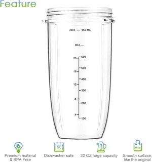 Foto 3 | Foto 3 | Blender Nutribullet Cups & Blade 950 Ml - Venta Internacional