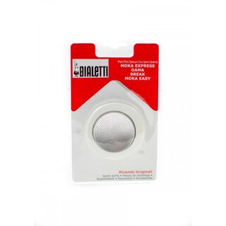 Foto 1 | Foto 1 | Piezas de Repuesto: Junta y Filtro Bialetti Blanco Moka para 9 Tazas - Venta Internacional