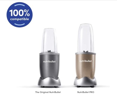 Foto 3 | Foto 3 | Cup Nutribullet Nbm-u0269 500 Ml Con Anillo Labial Transparente Y Gris - Venta Internacional.