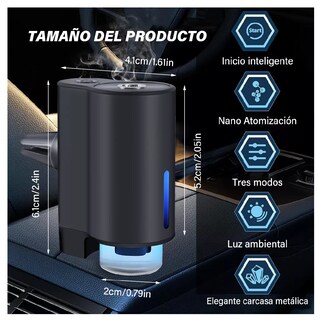 Foto 2 | Foto 2 | Ambientador Auto Coche Aromatizador Inteligente Automático Negro