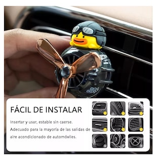 Foto 5 | Foto 5 | Difusor De Hélice Aromatizante Para Auto 2 Pcs + 8 Aromatizante Negro Amarillo