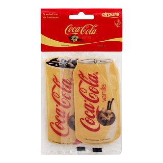 Foto 1 | Foto 1 | Airpure, Coca-cola, Aromatizante En Papel Aroma Vainilla, Cc-ptw-v-751, 2pzs.