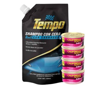 Foto 1 | Foto 1 | 4 Aromatizantes Cherry Cs + Shampoo Con Cera Tempo 500ml