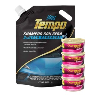Foto 1 | Foto 1 | 4 Aromatizantes Cherry Cs + Shampoo Con Cera Tempo 1lt