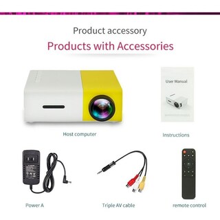 Foto 3 | Foto 3 | Proyector Portátil Aujoy Yg300 Yg-300 600 Lúmenes 320x240 - Venta Internacional.