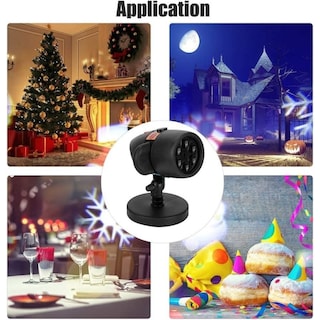 Foto 6 | Foto 6 | Proyector Láser Decorativo Para Fiestas De Halloween Y Navidad Con 12 C - Venta Internacional.