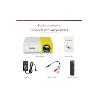 Foto 5 | Foto 5 | Proyector Hd Portátil Aujoy Yg300 Yg-300 600lm Con Control Remoto - Venta Internacional