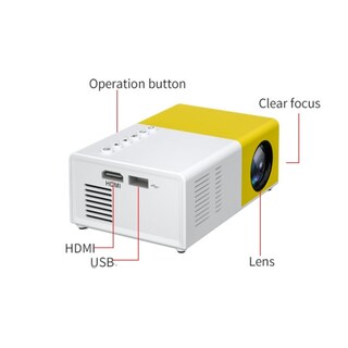 Foto 3 | Foto 3 | Mini Proyector Led Portátil Yg-300 Pro - Venta Internacional.