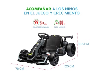 Foto 3 | Foto 3 | Go Kart Level Home Turbox Negro
