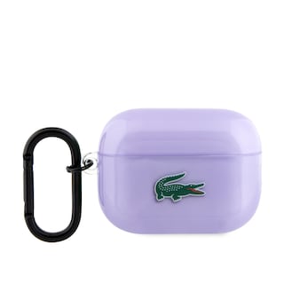 Foto 1 | Foto 1 | Funda Morada Lacoste Cocodrilo Compatible Con Airpod Pro 1 Y 2