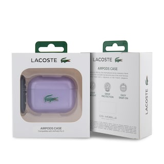 Foto 4 | Foto 4 | Funda Morada Lacoste Cocodrilo Compatible Con Airpod Pro 1 Y 2