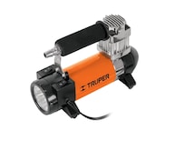 Compresor de Aire 12 V Truper color Anaranjado Portátil para Auto Truper Comp-12 Incluye Maletín