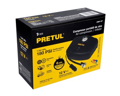 Foto 2 | Foto 2 | Compresor de Aire para Auto 12 v Pretul Comp-12p con 3 Válvulas