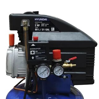 Foto 7 | Foto 7 | Compresor De Aire Hyundai 80 Litros 2 Hp 116psi 110v/60hz Vertical - Hyac80v