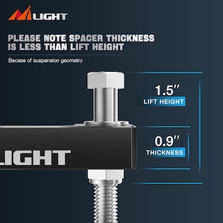 Foto 4 | Foto 4 | Kit De Nivelación Frontal Nilight 1.5 Para Chevy Avalanche Silverado - Venta Internacional.