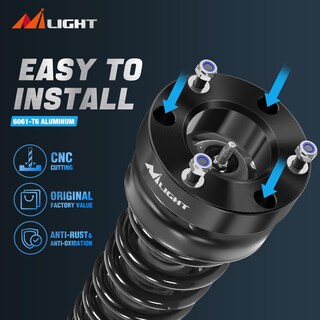 Foto 5 | Foto 5 | Kit Elevador De Nivelación Nilight Para Dodge Ram 1500 4wd 2006-2023 - Venta Internacional.