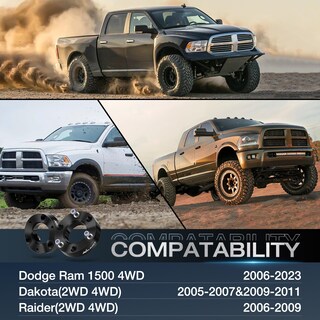 Foto 6 | Foto 6 | Kit Elevador De Nivelación Nilight Para Dodge Ram 1500 4wd 2006-2023 - Venta Internacional.