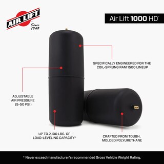 Foto 3 | Foto 3 | Kit Air Spring Air Lift 1000 Hd Para Ram 1500 2009-2025 - Venta Internacional.