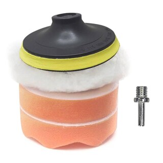 Foto 1 | Foto 1 | Kit Borlas para Pulir Impulso color Anaranjado para Taladro con Almohadilla y Esponja Incluye 6 Piezas