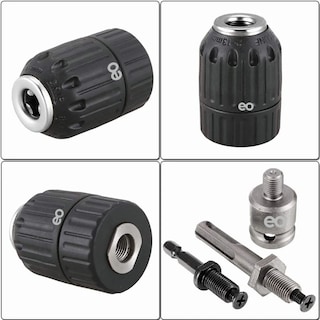 Foto 3 | Foto 3 | Adaptador Sds Plus Destornillador Impact Broquero Chuck 1/2 Eo Safe Imports Esi-18 Gris