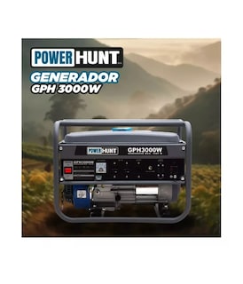 Foto 6 | Foto 6 | Generador Portatil 3000w Monofásico Power Hunt 6.5hp Gasolina