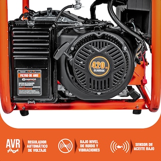 Foto 7 | Foto 7 | Generador Portátil 6.2 Kw 420cc 40l Regulador Voltaje Arr Elect-man Daewoo