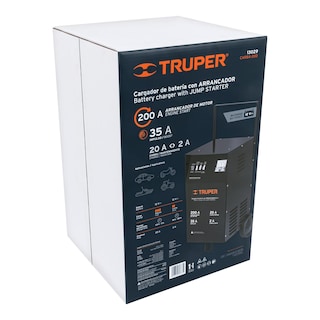 Foto 2 | Foto 2 | Cargador Truper CARBA-200 color Negro de 200 A para Baterías de 12 V con Ruedas