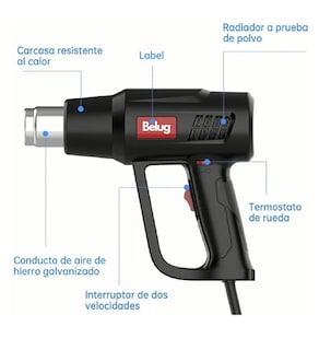 Foto 5 | Foto 5 | kit de Sopladora de Aire Caliente 2000w
