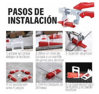 Foto 3 | Foto 3 | Kit Nivelador de Azulejos Baldosas Eo Safe Imports Anaranjado