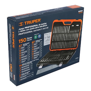 Foto 3 | Foto 3 | Juego Profesional De Puntas Y Dados Con Punta P/mécanica 150pz, Truper