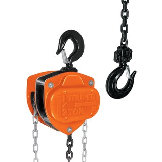 Foto 1 | Foto 1 | Polipasto de Cadena de 1 1/2 Ton Truper POL/1/1/2 color Naranja Levantamiento Estándar 3 m