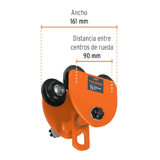 Foto 3 | Foto 3 | Trole de Carga Truper color Naranja