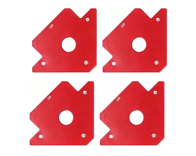 Foto 1 | Foto 1 | Imán Escuadra para Soldar Magnética 50 Lb Eo Safe Imports Esi-3565 color Rojo 4 Piezas