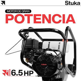 Foto 3 | Foto 3 | Compactadora Dortmund Stuka Rojo con Motor a Gasolina 6.5 Hp