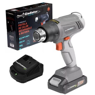 Foto 1 | Foto 1 | Pistola Calor Gladiator Pc 6550/20 C1 20v + Batería 2.0ah